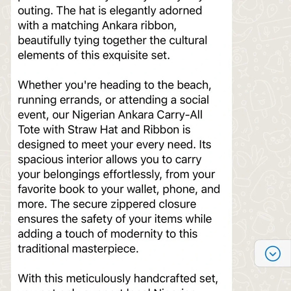 Vintage 💕Kweenzyafrik Ankara printed handmade Keimie Carry all Tote hat … - Picture 10 of 16